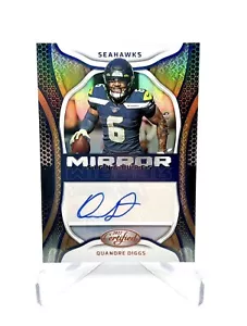 2022 Certified - Quandre Diggs Mirror Signatures Auto Bronze /75 - SEAHAWKS - Picture 1 of 2
