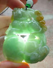 Certified Green Burma Natural A Jade Jadeite Pendant Dragon Kai Lun 631123 Tn