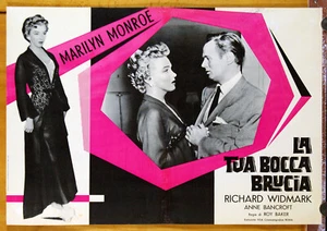 DON'T BOTHER TO KNOCK Movie Photobust - Your Mouth Burns Marilyn Monroe 1962 GM - Picture 1 of 1