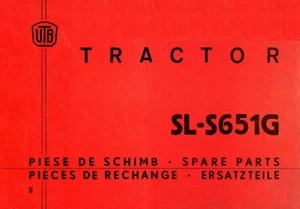 301316 Ersatzteilkatalog UTB SL-651G Rumänien - Bild 1 von 3