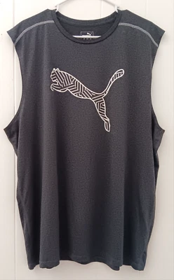 Camisa para hombre Puma gris oscuro sin mangas talla XXL Foto 1 de 4