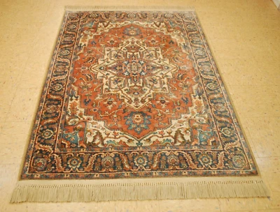 MINT AUTHENTIC AMERICAN KARASTAN ANTIQUE SERAPI PATTERN#744 RUG CARPET 4'3" X 6' - Image 1 of 4