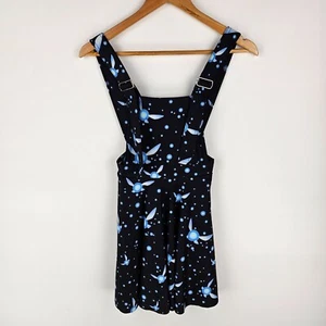 Blackmilk The Legend Of Zelda Apron Dress Womens Size XS Black Blue Stretch - Picture 1 of 7