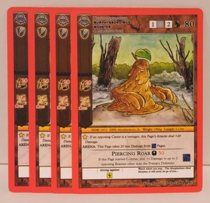 MetaZoo Nightfall First Edition MURPHYSBORO MUD MONSTER 81/163 - 4 CARD PLAYSET