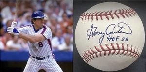 Gary Carter (died 2012) HOF 2003 PSA/DNA Authentic Signed Baseball New York Mets - Picture 1 of 4