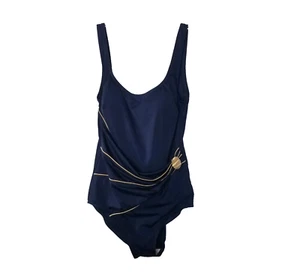 Costume da bagno Roxanne Classics pezzo unico donna taglia 14/38C nero oro - Foto 1 di 14