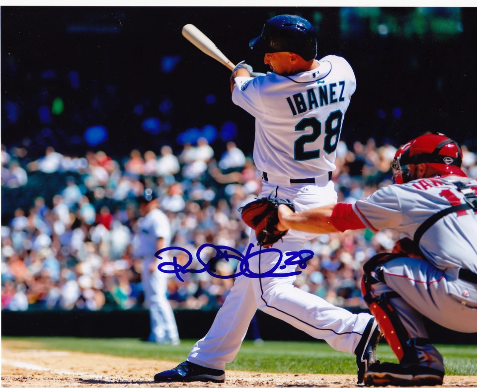 RAUL IBANEZ 西雅图海军陆战队动作签名 8 x 10 — 第 1/1 张图片