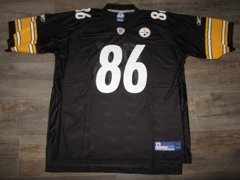 Pittsburgh Steelers Hines Ward Reebok NFL Football Jersey 2XL Vintage Team Black Cover
