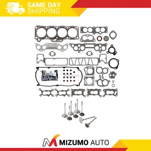 Head Gasket Set Intake Exhaust Valves Fit 84-95 Mazda Kia 2.0L SOHC FE F2 - Picture 1 of 10