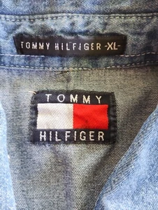 ❤️NEW❤️ Tommy Hilfiger Denim Long Sleeve Shirt - Unisex - XL (small made) - Picture 1 of 3