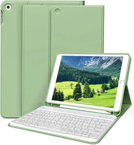 iPad 10./11. Gen 10,9"/11" Tastatur Hülle Kabellos Abnehmbare Hülle Hellgrün - Bild 1 von 8