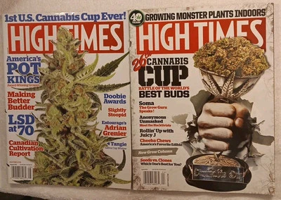High Times  Magazine Lot 2 Total Complete  - Image 1 of 3