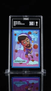 Stephen Curry 2024 Leaf #MI-12 Metallic Imaginations Blue 43/49 - Picture 1 of 2