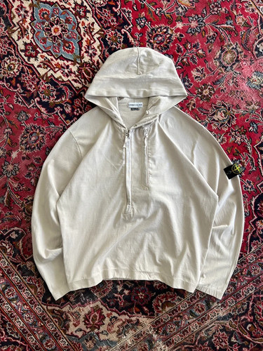 Stone Island Felpa con cappuccio leggera e zip (XXL)