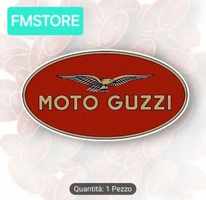 Adesivo Logo Emblema Stemma Moto Guzzi 7,6 Cm x 14 Cm - ottima qualità Vinile - Foto 1 di 7