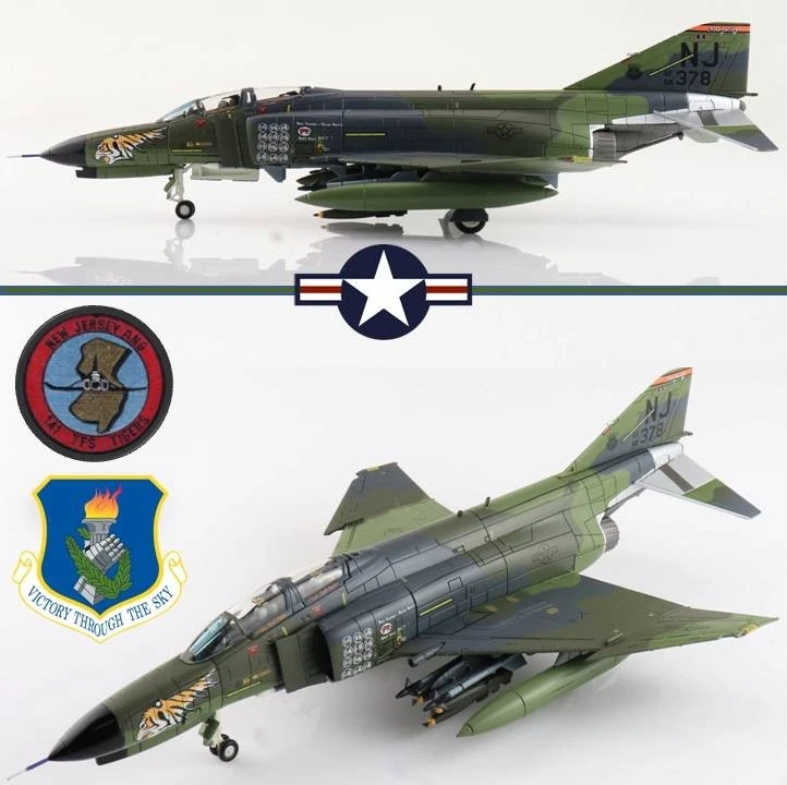 Mcdonnell Douglas F-4e Phantom Ii Aircraft Usaf 1/72 By Hobby Master Ha19057