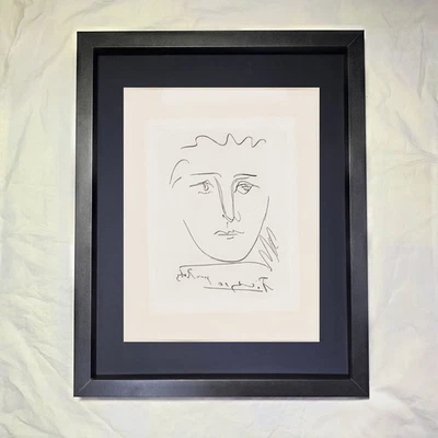Arte Pablo Picasso "Pour Roby" enmarcado personalizado Foto 1 de 3