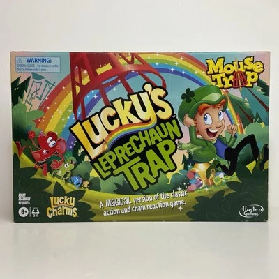 Lucky's Leprechaun Mouse Trap Lucky Charms Game - Box Damage Unplayed Game READ - Image 1 of 4