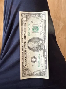 Small Face $100 bill (One Hundred Dollar Bill) - Series 1985 - Picture 1 of 8