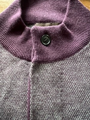 Toscano Mens Wool / Acrylic Sweater Burgundy Sz XXL - Image 1 of 4