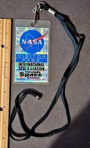 NASA Visitor Pass Kennedy International Space Center Badge Collectible - Picture 1 of 3