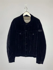 Giacca uomo vintage anni 90 Versace classica rara velluto a coste nero taglia XL - Foto 1 di 21