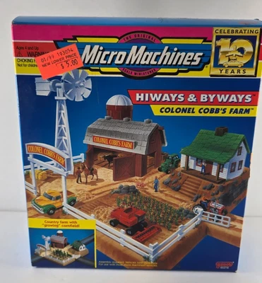 Colonel Cobb’s Farm Hiways & Byways Micro Machines Galoob 1994 New in Box - Image 1 of 4