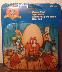 Warner Bros Looney Tunes Mauspad Yosemite Sam Marvin Martin Daffy Ente Cartoon - Bild 1 von 4