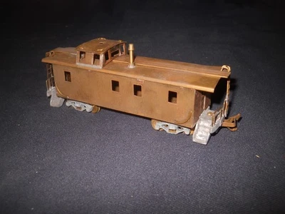 Brass HO 36' Wooden Caboose - Image 1 of 3