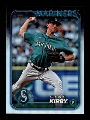 2024 Topps Rainbow Foil #75 George Kirby Seattle Mariners - Image 1 of 2