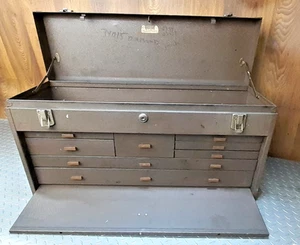Kennedy Machinist Tool Case 8 Drawer Kits#526 no Key 27 x 9 x 13 1/2 hi - Picture 1 of 7