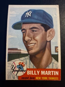 1953 Topps Billy Martin #86 EX SEHR GEPFLEGT siehe Bilder - Bild 1 von 2