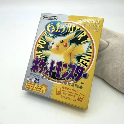 Pokemon Yellow Pikachu Version Game Boy 1998 Japan Nintendo Box Manual Very Good - Image 1 of 4