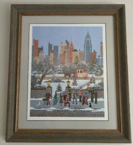Jane Wooster Scott "RHYTHMS OF NEW YORK" Hand Signed Limited Edition Lithograph