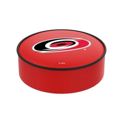NHL - Carolina Hurricanes Bar Stool Seat Cover Design 1 Hockey Team Logo - Image 1 of 2