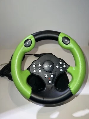 Intec Pro-Mini 2 Racing Steering Wheel for Original Xbox Race Driving Video Game - Image 1 of 2