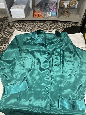 Camisa vintage abotonada talla pura floral bordada Foto 1 de 4