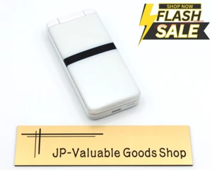 [C] KYOCERA KY-42C DIGNO KEITAI White Android Flip Phone UNLOCKED SIM Free Japan - Afbeelding 1 van 18