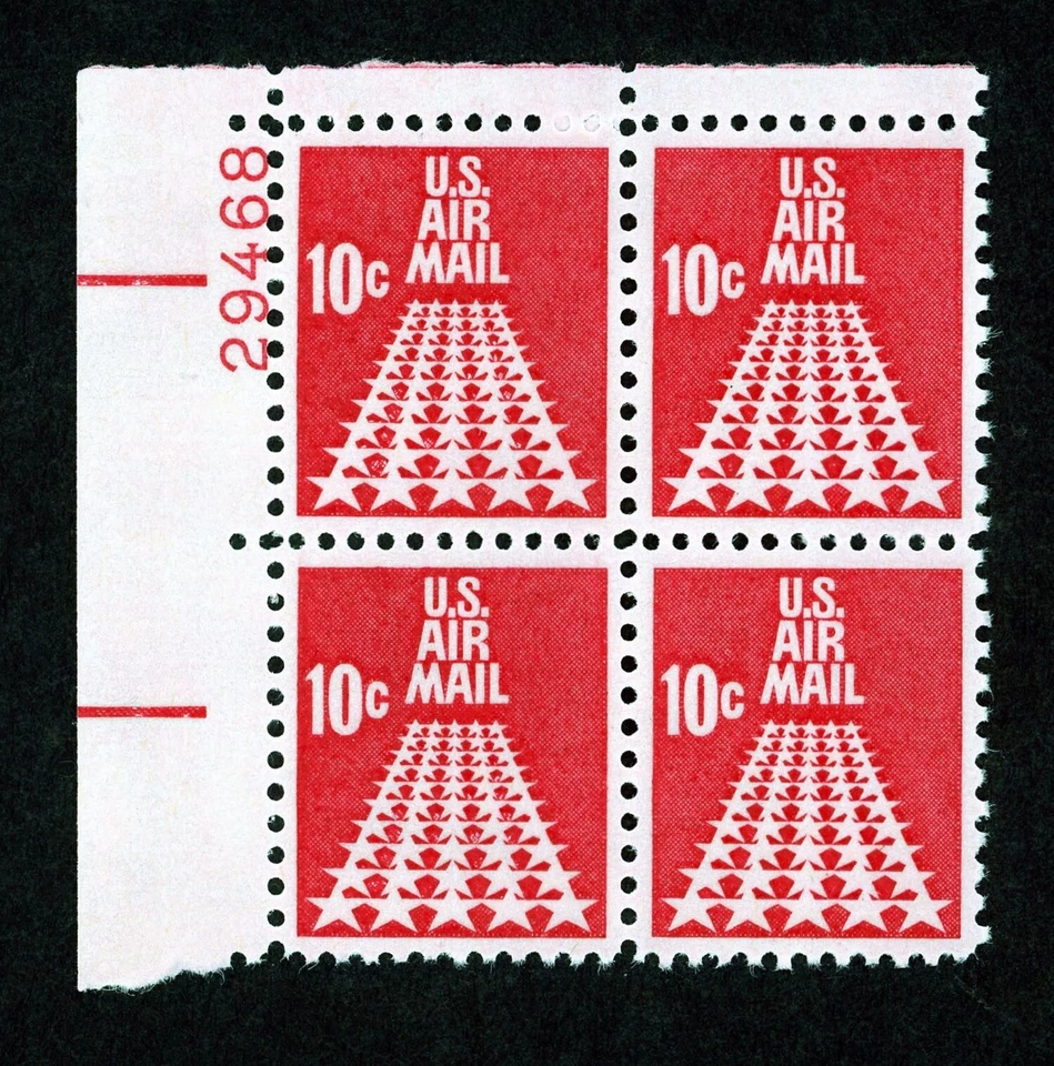 Stamps United States, Scott # C72 Mint NH plate block - Image 1 of 1