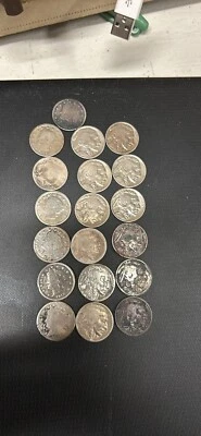 Buffalo Nickels And v Nickels - Image 1 of 2