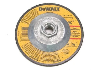 DeWALT 4-1/2" x 1/8" x 5/8"-11 METAL CUTTING GRINDING WHEEL, DWA4511H - Picture 1 of 2