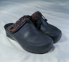 dansko funky knit clogs