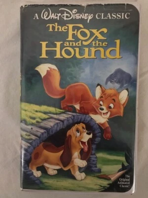 "Rare" The Fox and the Hound Walt Disney's Classic Black Diamond Collection VHS  - Image 1 of 4