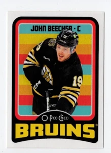2024-25 O-Pee Chee John Beecher #62 Retro Boston Bruins - Picture 1 of 2