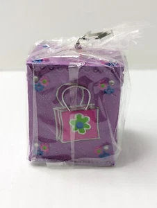 Claire's Vintage Purple 2001 Box Piggy Bank Mall Money Coin Bank Trinket - Picture 1 of 8