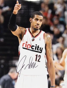 LaMarcus Aldridge Portland Trail Blazers Signed 11x14 Glossy Photo JSA Authentic - Picture 1 of 2