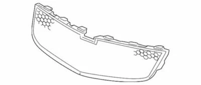 Genuine GM 2011-2014 Chevrolet Cruze Center Radiator Grille Assembly 95225614 - Image 1 of 2