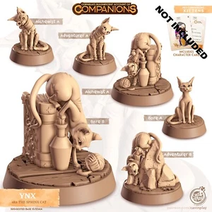 Sphix Cat Miniatures by Castnplay, Dnd Miniature / Tabletop Miniature Cat Mini - Picture 1 of 1