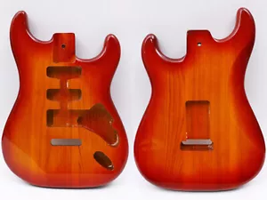 E-Gitarrenkörper SSH Bolt On Heel für ST Style fertig Hochglanzlackierung - Bild 1 von 6