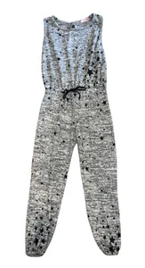 Play Six Girls Hacci Knit Star Print Sleeveless Jumpsuit Size 6 - Picture 1 of 4